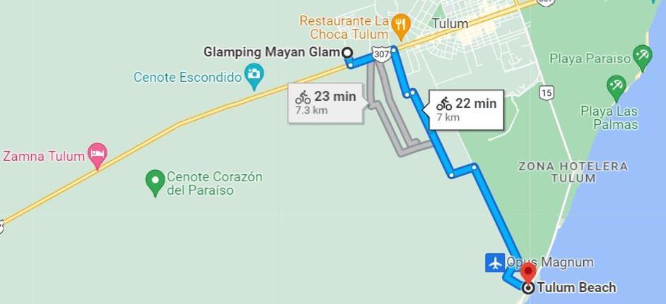 Glamping Mayan Glam Tulum Exterior foto